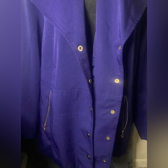 Size 3X Blue Jacket by “Added Dimension at Catherine’s” - Picture 3 of 7